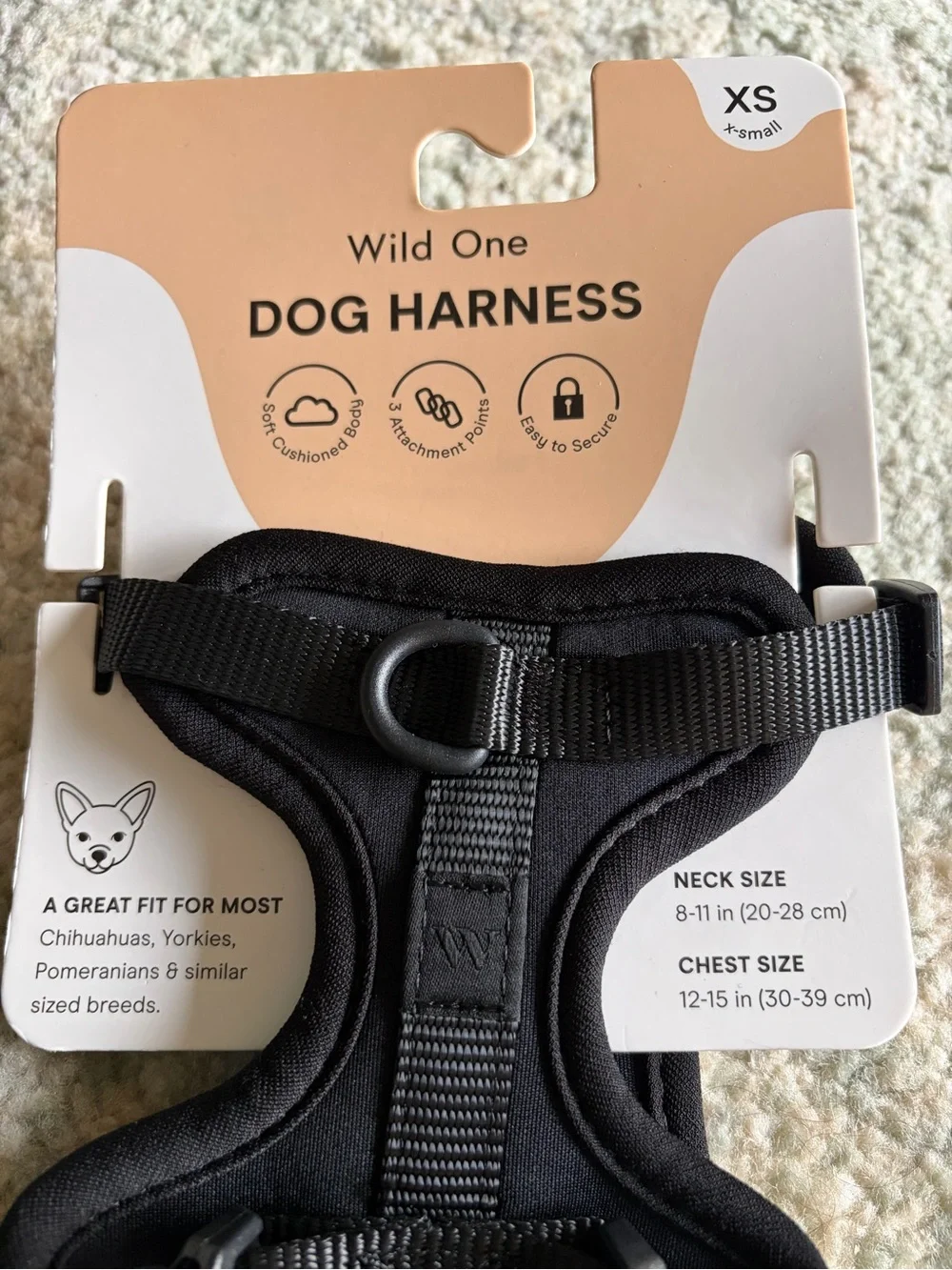 Black Dog Harness - XS